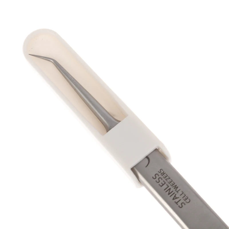 1PC Led Acne Needle Tweezers Blackhead Blemish Pimples Removal Pointed Bend Gib Head Face Care Tools Comedone Acne Extractor
