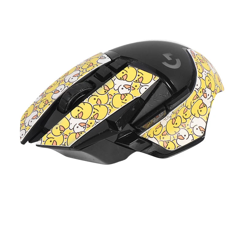 Anti-slip Handmade Mouse Sticker For Logitech G502 Hero Wireless Skin Sticker Side Sweat Pad G502 PC Gamer DIY Without Mouse