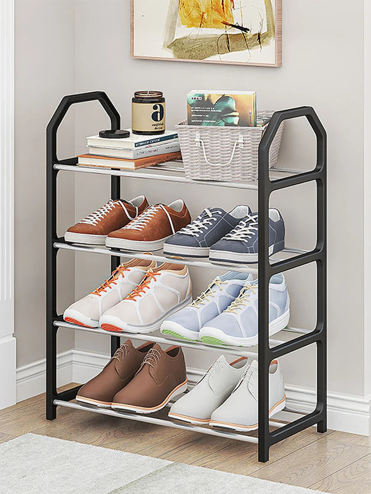 4 Floor Assembly Creative Home Shoe Rack Dormitory Door Storage Rack Storage Shoe Cabinet Components Home Supplies