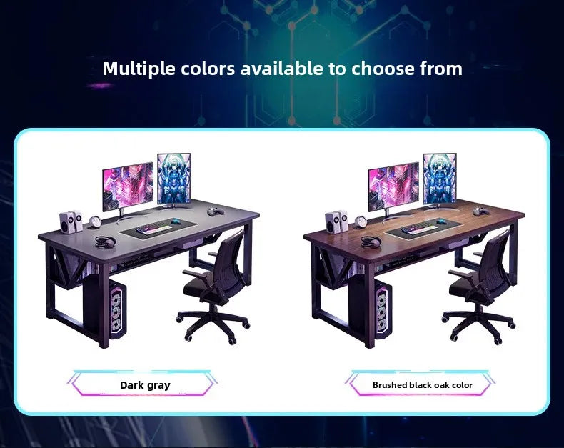 Desk Home Desktop Gaming Table and Chair Student Bedroom Learning Writing Desk Rental House Simple Long Computer Desk