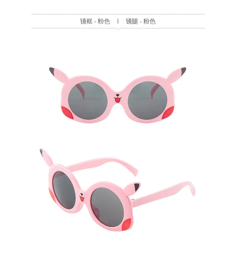 Anime Pokemon Sunglasses Pikachu Cartoon Figrues Glasses Children Boys Girls Sunglasses Cute Decoration Kids Toy Summer Gifts