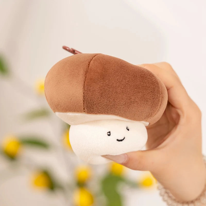 Kawaii 10-20CM Vegetable Plush Toys Cute Vegetables Pendant Onion Chili Mushroom Carrot Plush Pendant Keychain Toy