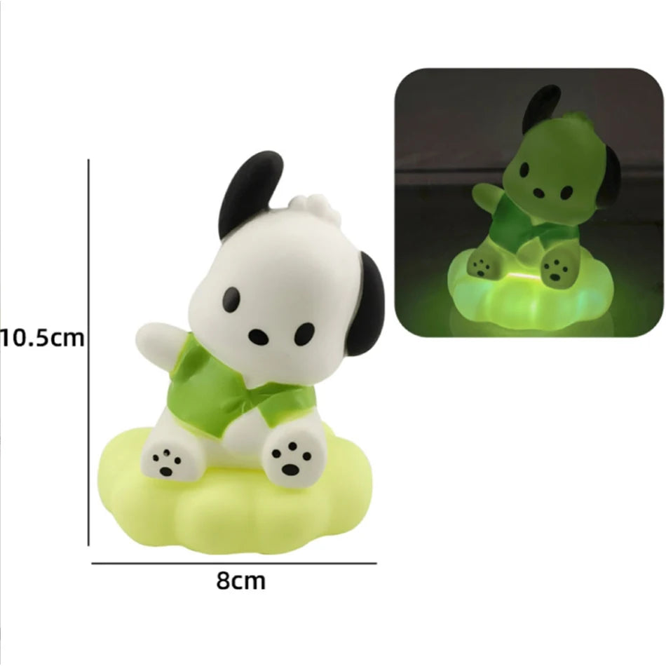 Kuromi Night Light Cute Anime Soft Light Bedroom Bedside LED Light Room Decoration Christmas Children's Toy Gift