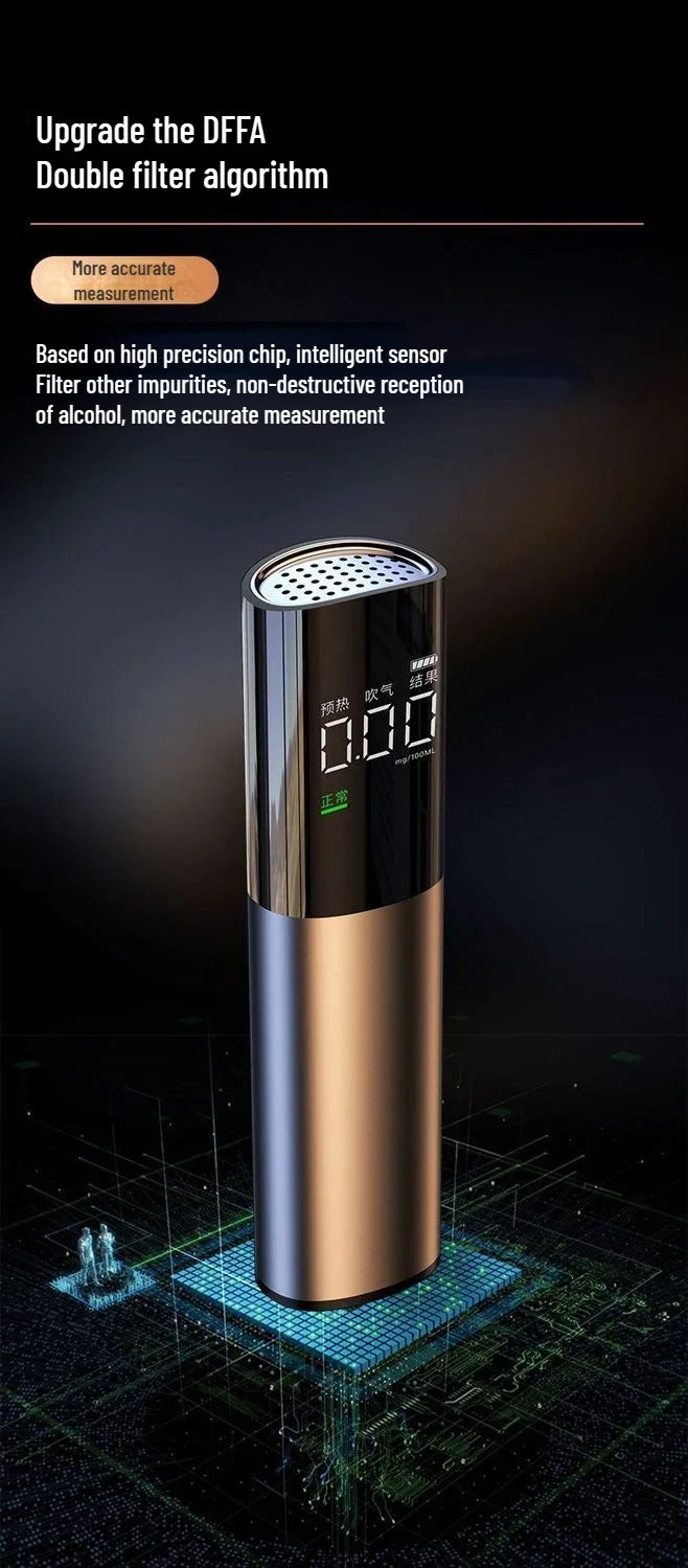 Xiaomi ANMU Automatic Alcohol Tester Electronic Breathalyzer LED Display Portable Rechargeable Non-Contact Alcohol Test Tools