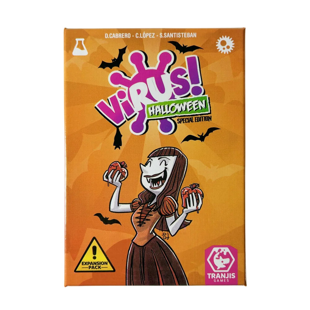 3 Styles Virus Game Cards The Contagiously Fun Card Game Virus 1/2/3 Evolution Halloween Spanish English French Party Game Card