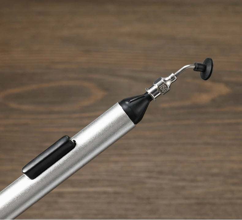 IC SMD Vacuum Suction Pen Remover Sucker Pump IC SMD Tweezer Pick Up Tool Solder Desoldering with 3 Suction Header Dropship