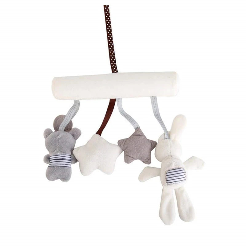 Baby Hanging Rattles Toys Children 0 12 Months Baby Sensory Toys Activity Crib Stroller Toy Pram Pendant Bell Plush Appease Doll