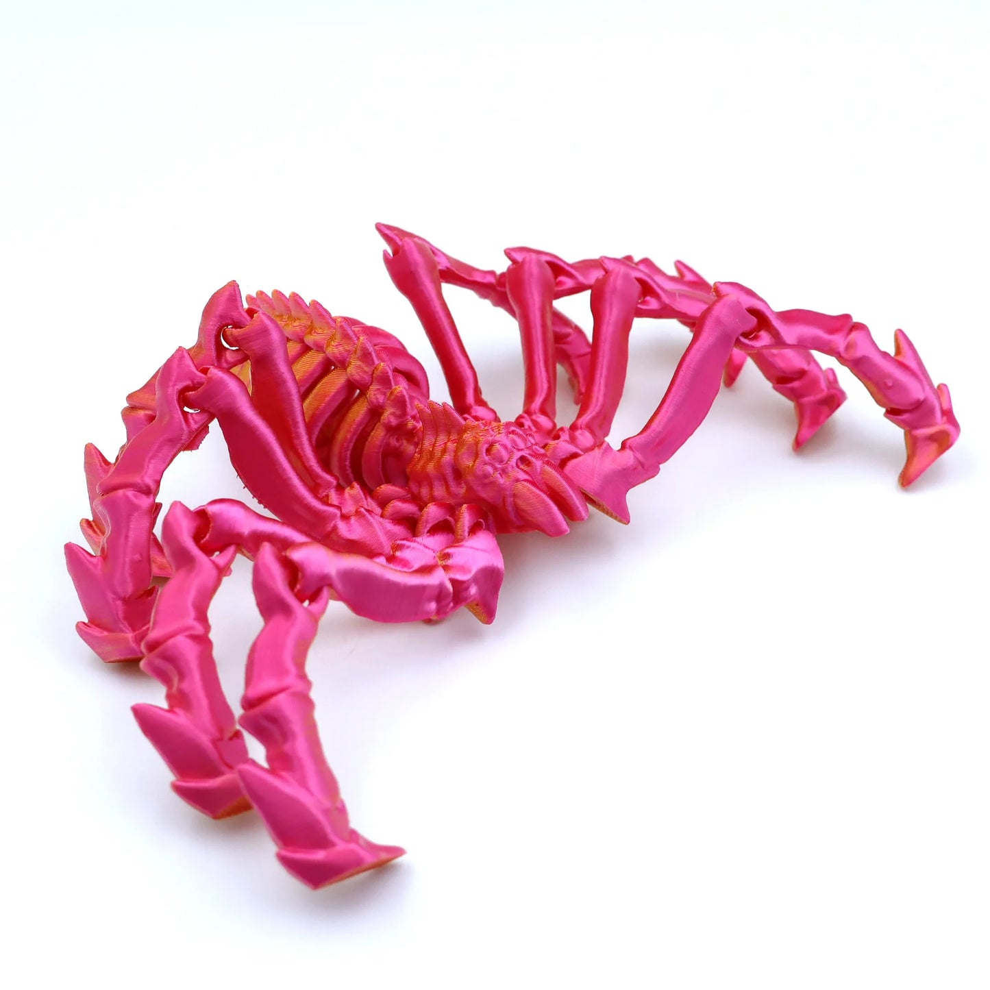 3D Printed Retractable Spider Movable Joint Fidget Toy Rotatable Articulated Office Desktop Ornament Adults Kid Toy Crafts Gift