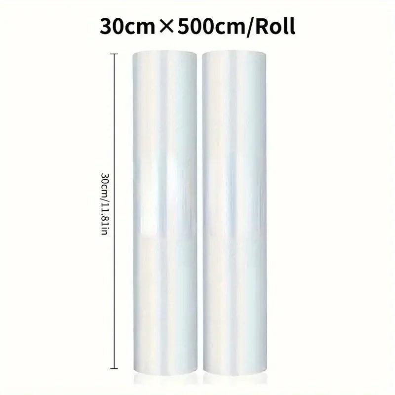 Two rolls of vacuum sealer bags for food preservers BPA-free, perfect for vacuum storage of household kitchen items