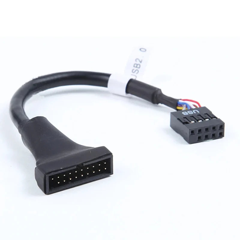 15cm USB 3.0 to USB 2.0 Converter 20 Pin Male to 9 Pin PC Motherboard Female Data Cable Adapter Extend Cord for PC Computer