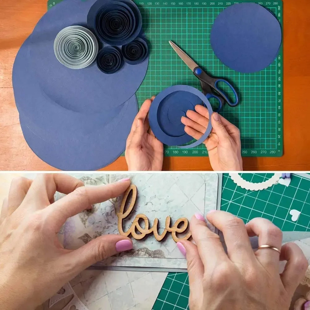 A3 A4 A5 PVC Cutting Mat Workbench Patchwork Cut Pad Sewing Manual DIY Knife Engraving Leather Cutting Board Side Underlay