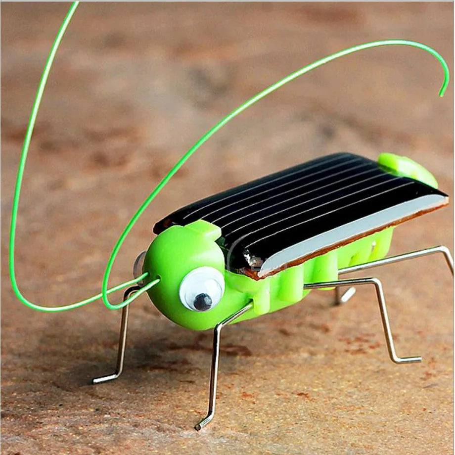 Solar Grasshopper Toy Puzzle Children Selected Gift Simulation Insect Gift Boys and Girls Science Education Funny Moving Toy Kid