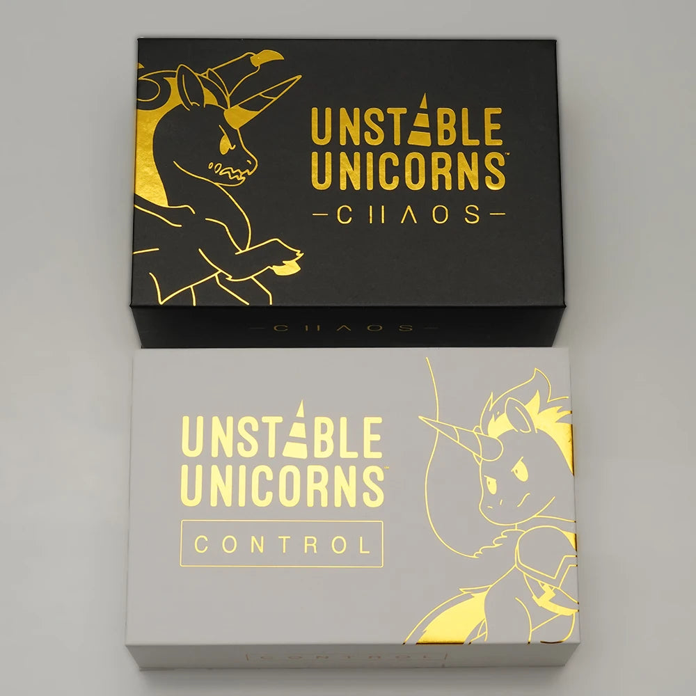 Unstable Unicorns Board English Family Party Expansion Basic Version Of Classic Board Games Control and Chaos Base Game