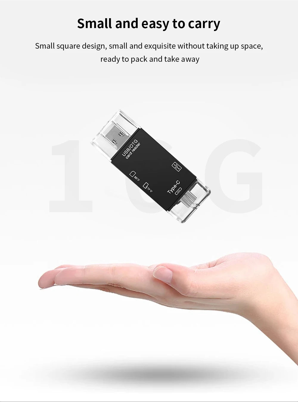 TISHRIC Micro USB Type C Adapter USB TF SD Card Reader USB-C Memory Card Adapter For Macbook Samsung Huawei XiaoMi Laptop Phone