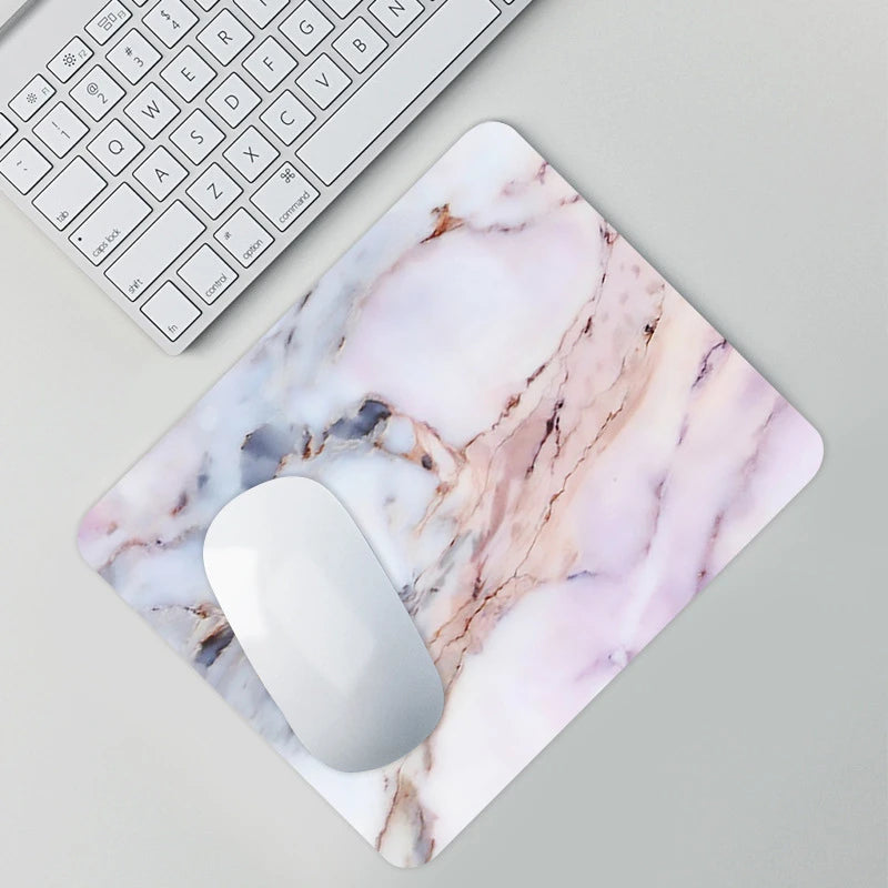 Desktop Supplies Marble Mouse Pads Small Mouse Pad Nordic Style Pad for Mouse Luxury Surface for Computer Premium Padding