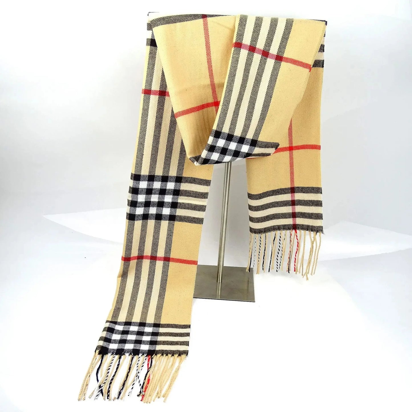 Cashmere Warm Scarf for Women Design Winter Men Shawl Wrap 2025 Plaid Female