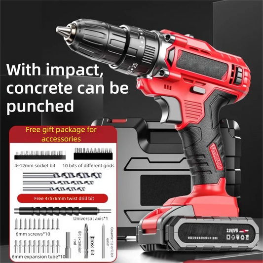 New Rechargeable Electric Screwdriver with Lithium Battery and Multiple Functions A