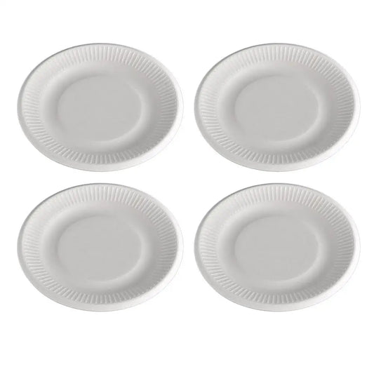 50 Pcs/lot Party Plates Disposable Plastic 100 Units Elegant Dish Dishes Cake Pans Paper Tableware for Parties