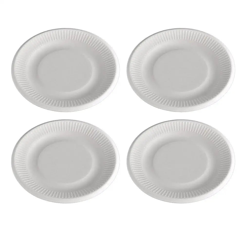 50 Pcs/lot Party Plates Disposable Plastic 100 Units Elegant Dish Dishes Cake Pans Paper Tableware for Parties