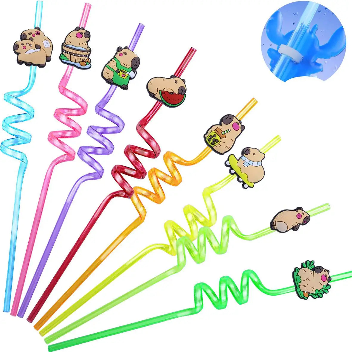 Capybara Birthday Party Decorations Tableware Set Cups Plates Napkins Tablecloth Straws Capybara Balloons Toy Girls Party Favors