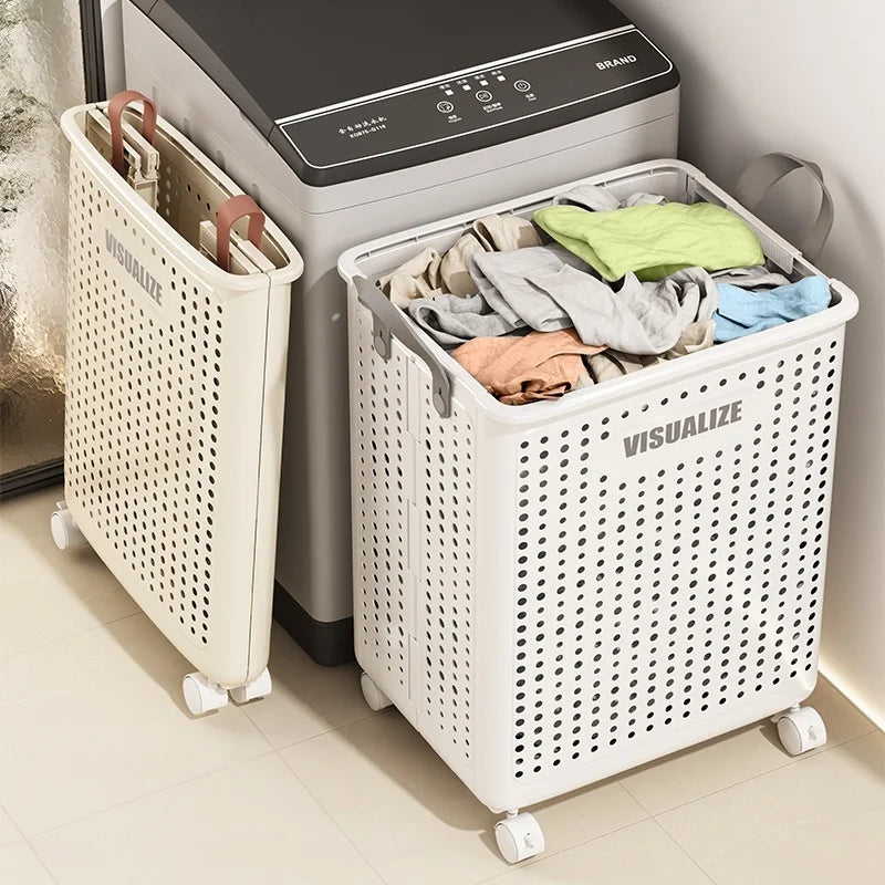 Laundry Basket Collapsible Dirty Clothes Storage Organizer Large Laundry Bag For Home Bathroom Bedroom  Durable Washing Basket