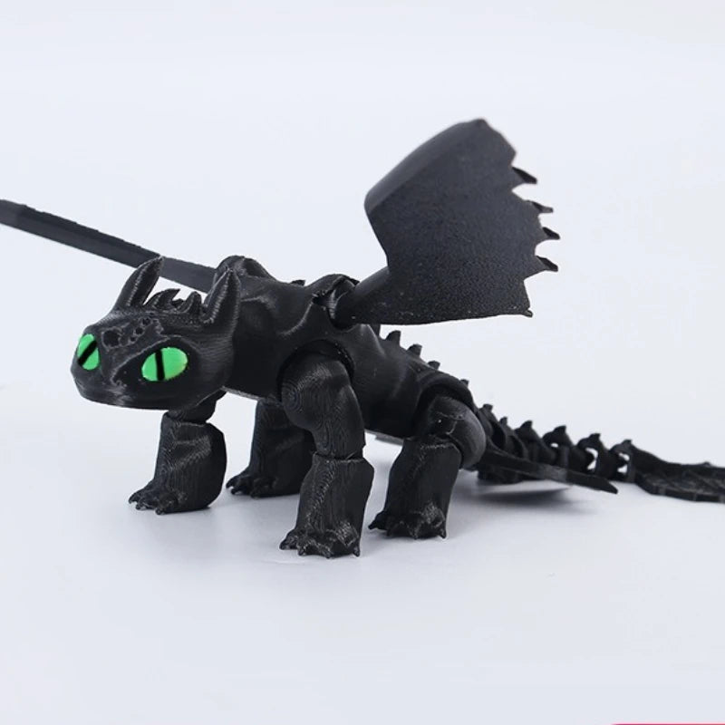 3D printed Night Sha Toothless anime cartoon fashion and creative desktop ornament model decoration children's toy birthday gift