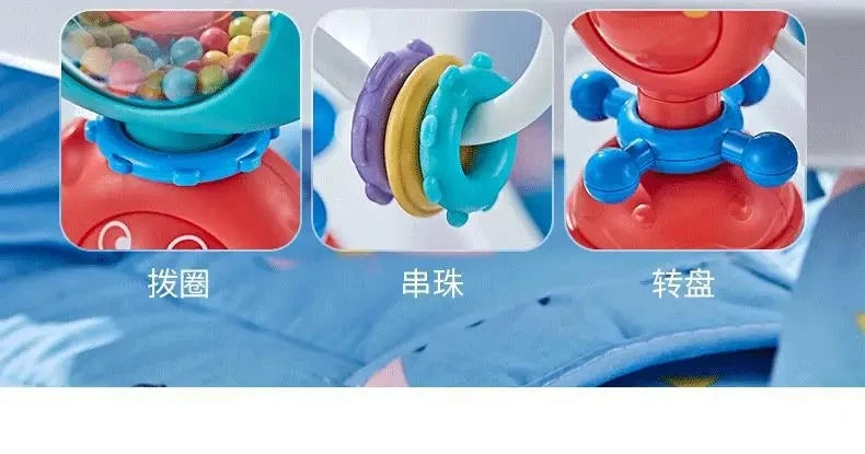 Suction Cup Spinner High Chair Baby Toys 6 12 Months Rotating Rattle Sensory Toys for Babies Educational Games Toy 1 2 3 Years