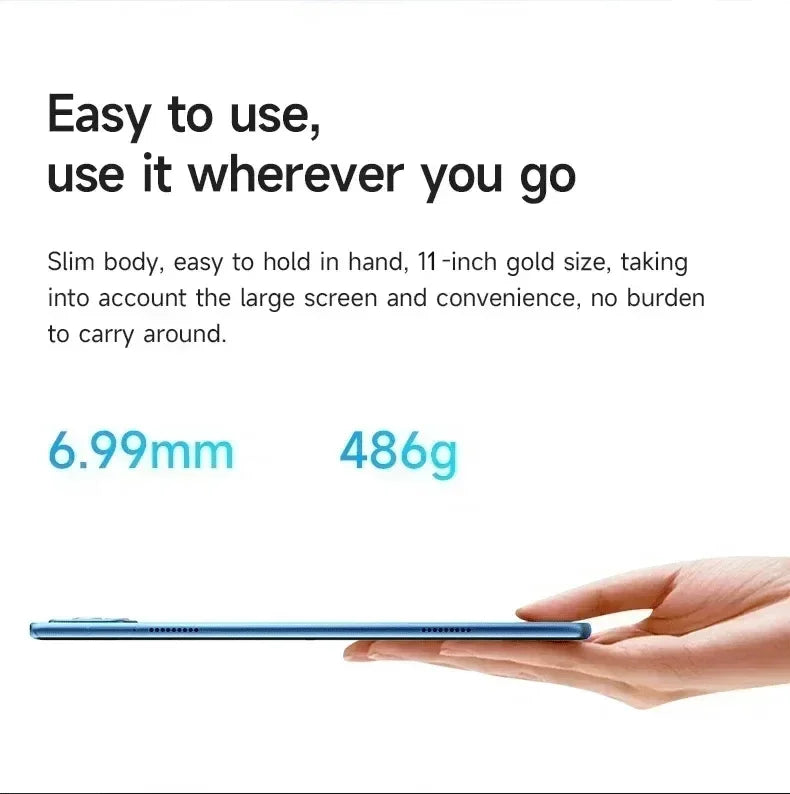 11 Inch Original iPad Air Pro 16GB RAM 1TB ROM Android 14 4G 5G LTE Double SIM Cards Global Version Google Tablet WIFI HD Screen