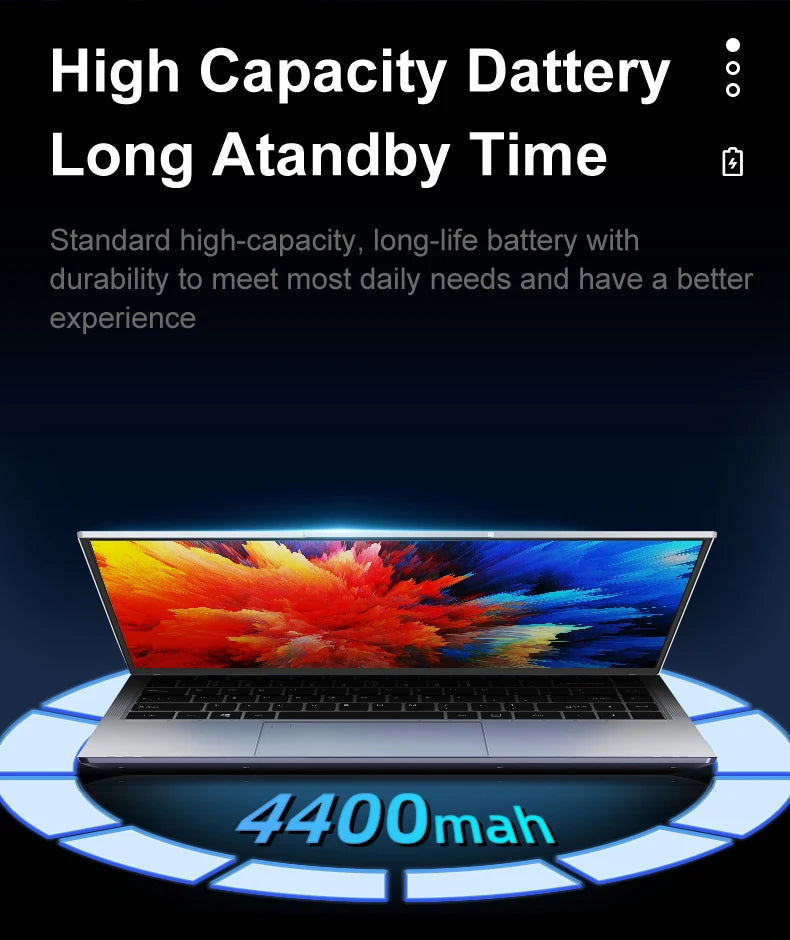 JINGSHA Laptop 15.6 Inch CPU Intel N95 8GB 16GB DDR4 RAM SSD 512GB 1TB BT5 WiFi5 IPS Lightweight Business Computer Notebook