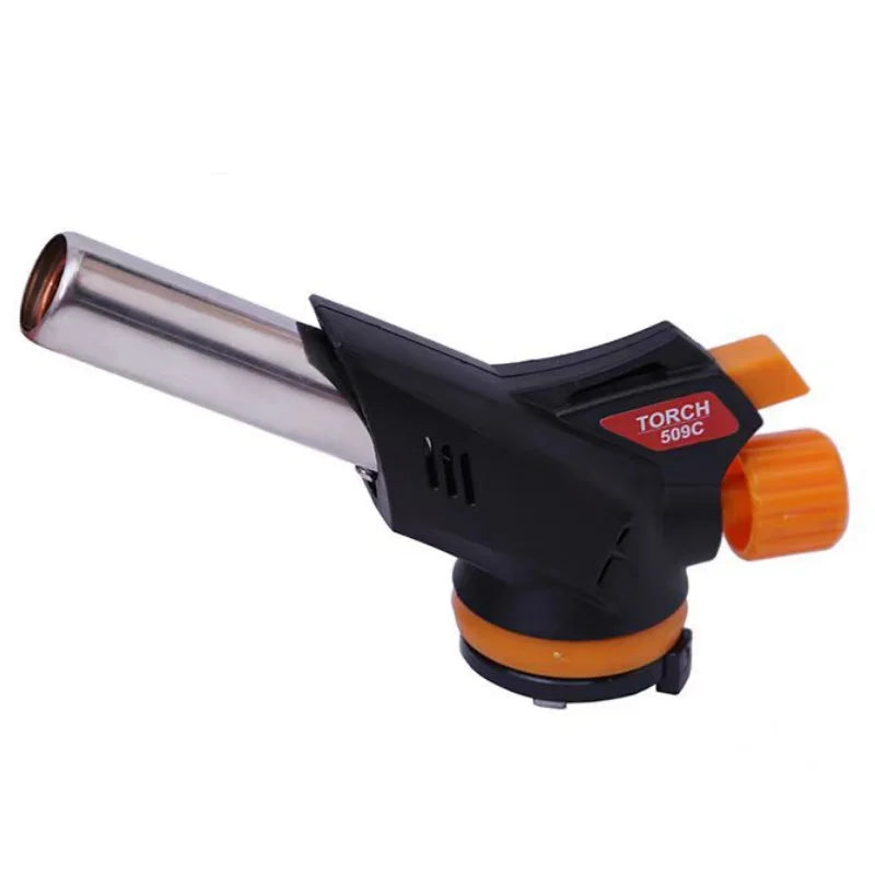 Welding Gas Torch Flame Gun Torch Cooking AutoIgnition Butane Gas Flame Gas Torch for BBQ Camping Cooking