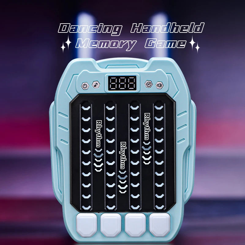 ZLang Dancing Handheld Memory Game Quick Push Game Fidget Toys for Adults Rhythm Handheld Game Machine Light Up Stress Relief