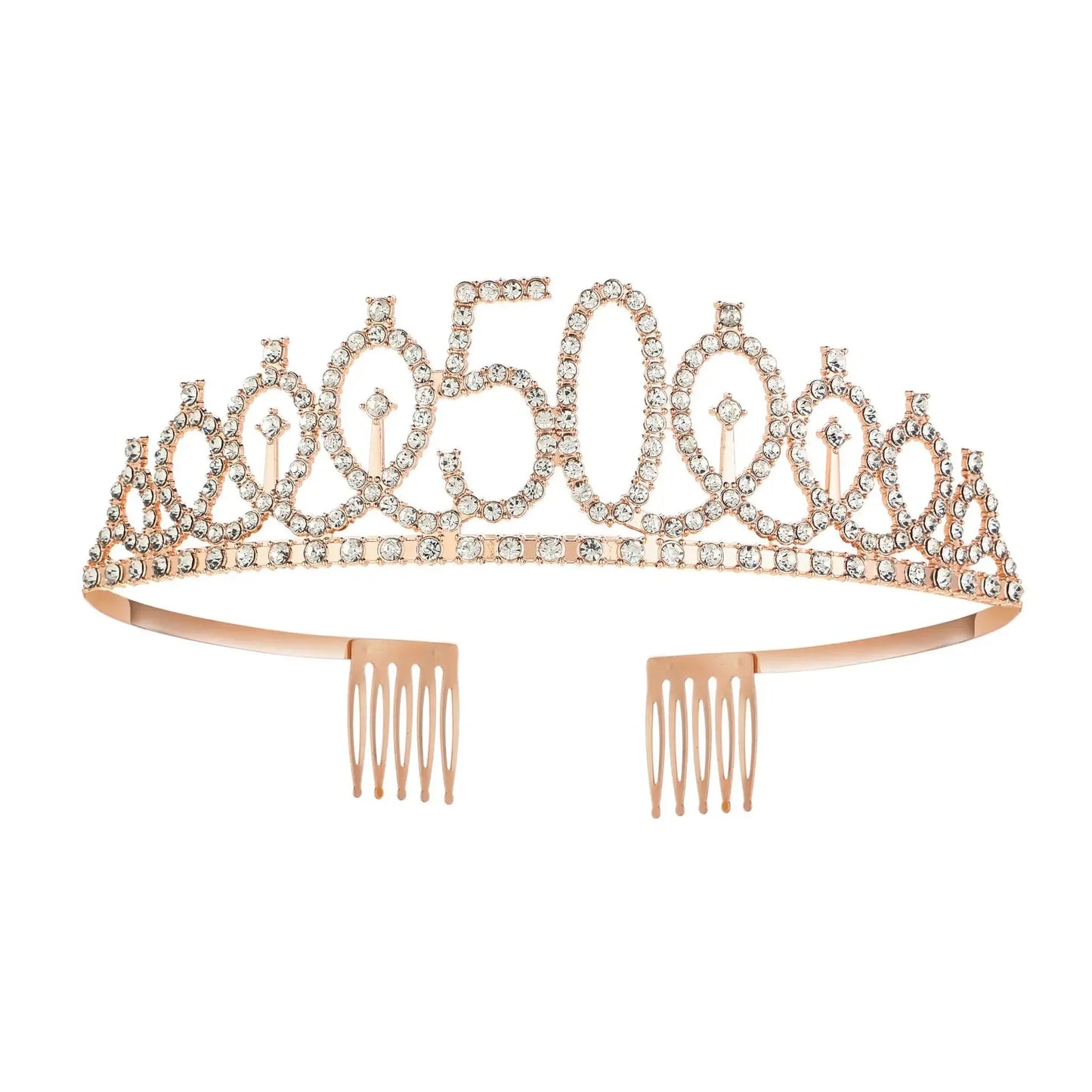 3 4 5 6 7 8 9 Rhinestone Crystal Crown Tiara Birthday Anniversary Decoration Happy Birthday Satin Sash Party Supplies