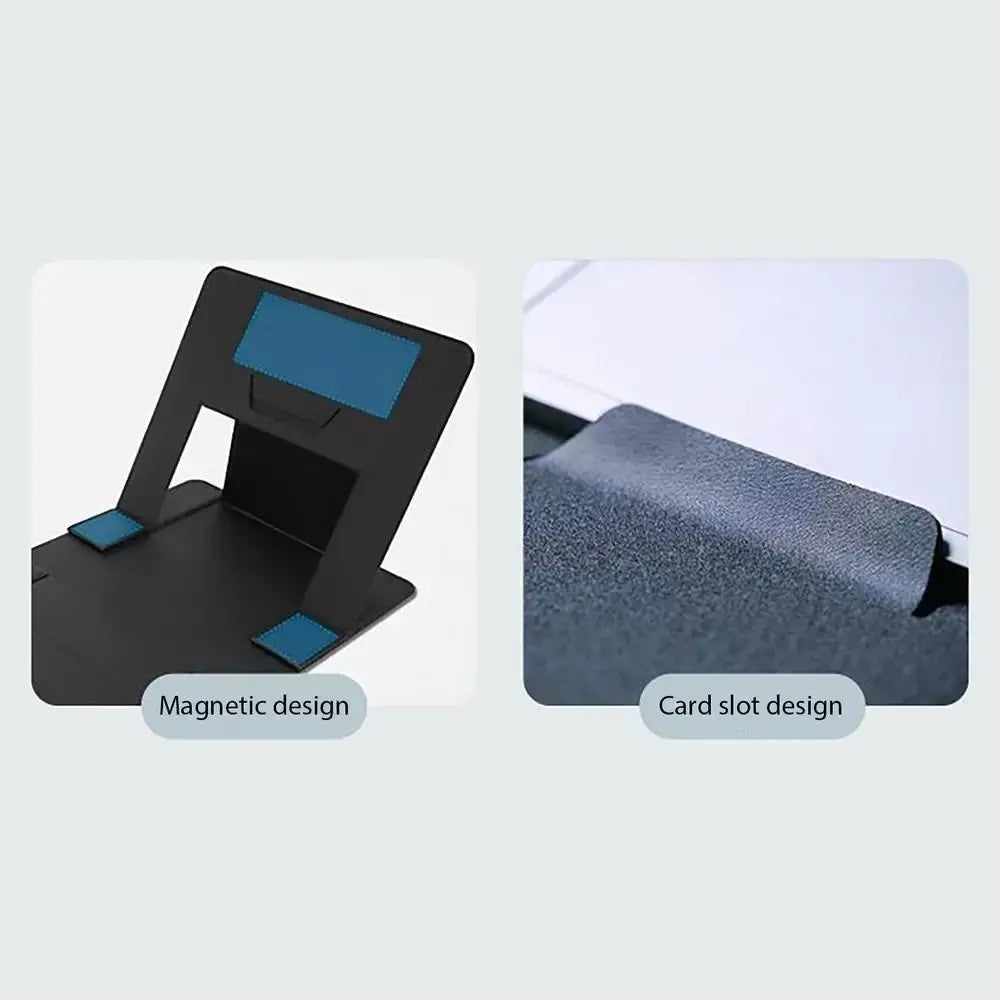 Magnetic Foldable Laptop Desk Anti-slip Adjustable Notebook Computer Holder Waterproof Lightweight Car Computer Riser Bedroom