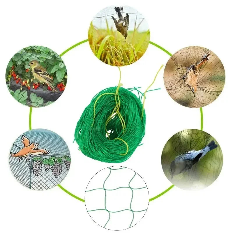Garden Trellis Net Outdoor Plants Climbing Netting Anti Bird Plants Protection Mesh Cucumber Tomato Grape Vine Grow Net Holder