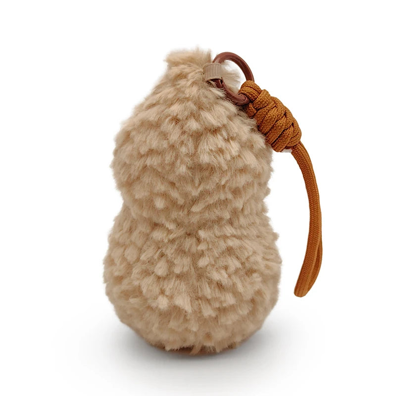 New Cartoon Peanut Doll Plush Stuffed Pendant Toy Simulation Fun Little Peanut Doll Living Room Home Decor Pendant Cute Gifts