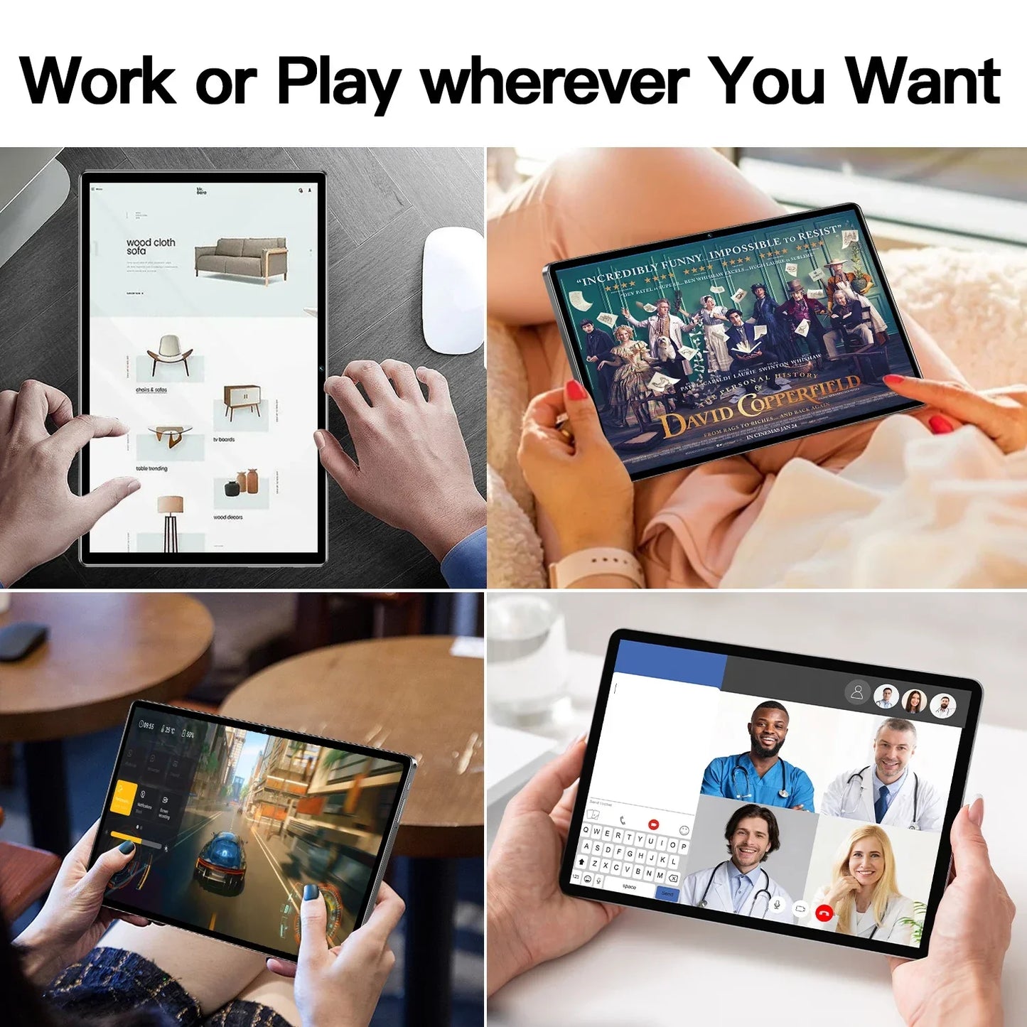 2025 New Original Global Version Tablet Android Pad 15 Pro 16GB+1TB Snapdragon 870 Tablets PC 5G Dual SIM Card WIFI HD 4K Mi Tab