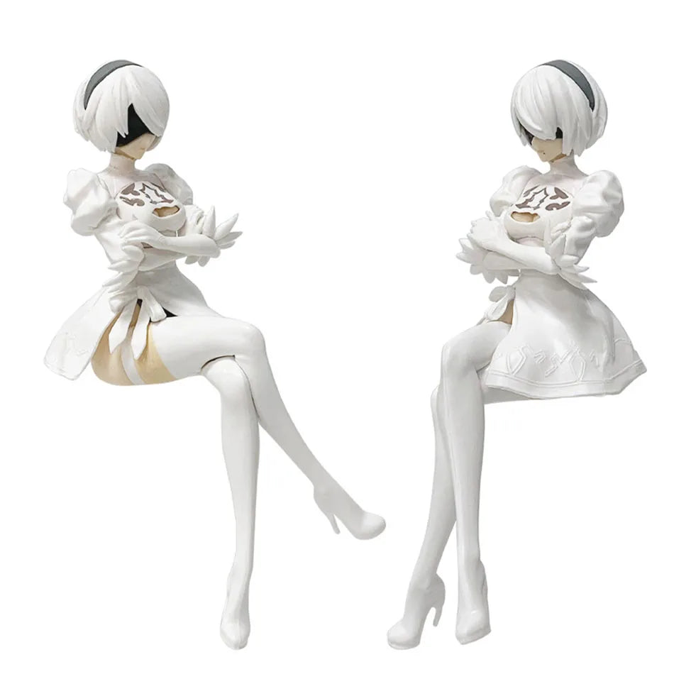 In Stock 15CM NieR:Automata Yorha Figures No. 2 PVC Anime Action Model Collection Ornament Anime Cartoon Model Toy Gift