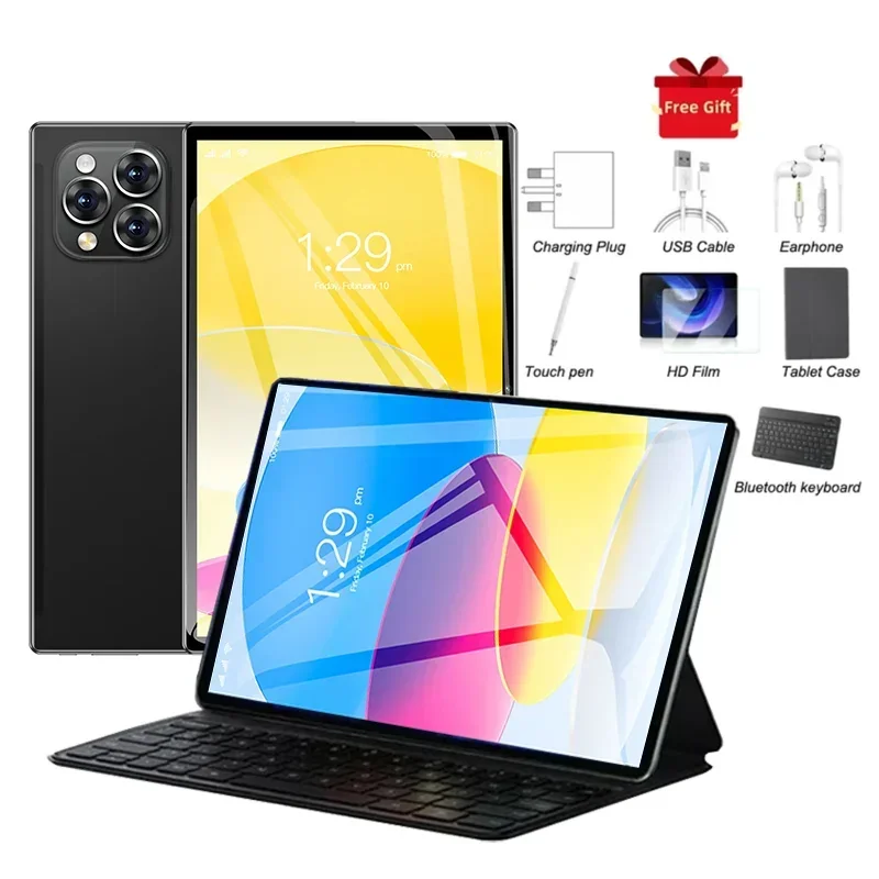 2025 New Original Global Version Tablet Android Pad 15 Pro 16GB+1TB Snapdragon 870 Tablets PC 5G Dual SIM Card WIFI HD 4K Mi Tab