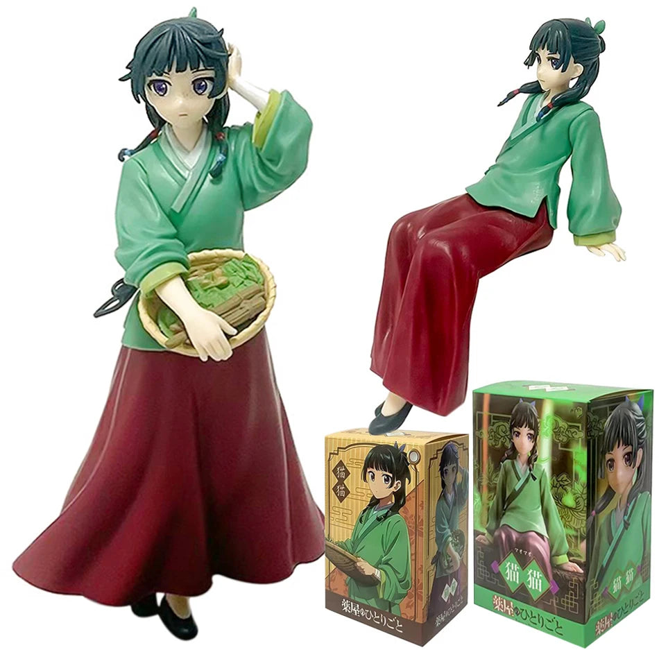 Anime The Apothecary Diaries Figure 17cm Maomi Action Figural Pvc Model Kawaii Car Decoration Doll Children Toys Christmas Gifts