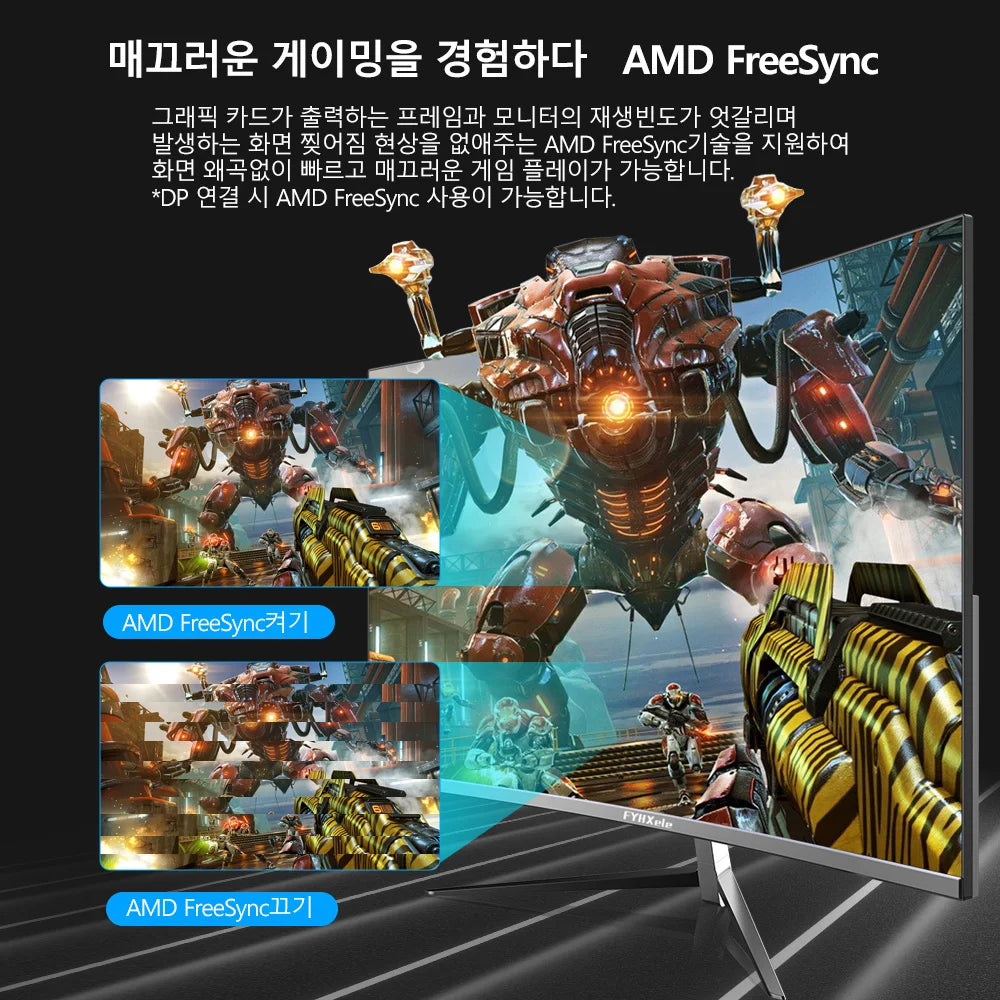 FYHXele 27 Inch Monitor 2K 165hz Curved Gaming Screen10Bit LCD VA For Desktop Displays 1MS HDMI/DP Support G-Sync Free-Sync