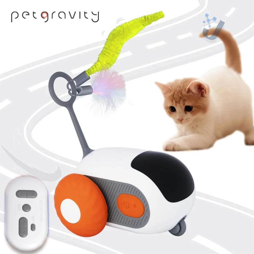 Pet Gravity Cat Smart Interactive Car Toy Dropshipping Automatic Moving Remote Mouse Indoor Kitty Ball Toys Controlled