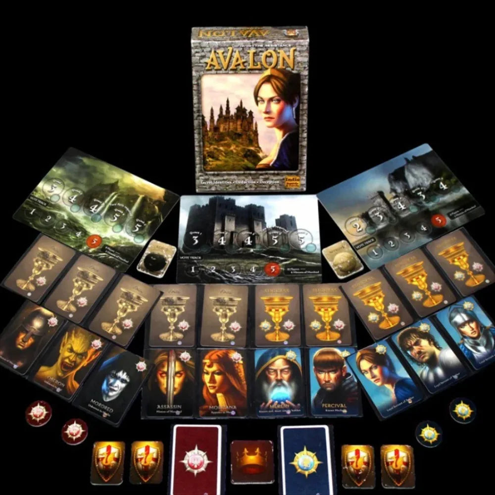 Avalon Board game card, suitable for gatherings, Christmas parties, friends drinking and entertainment