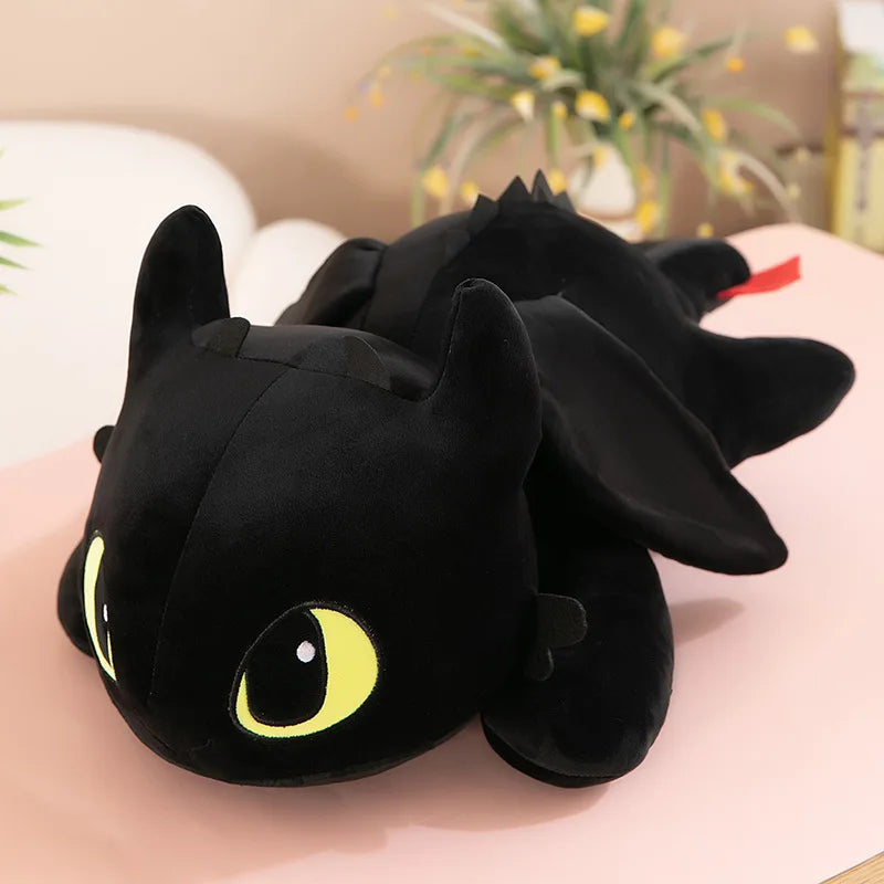 100cm Little Flying Dragon Kawaii Plush Toy Lying Posture Style Toothless Doll Pillow Children Couple Christmas Birthday Gift