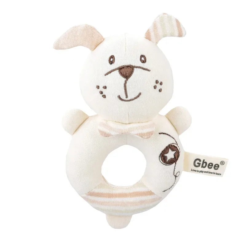 Baby Rattles Soft Cartoon Cute Plush Animal Rattles Toys Child Educational Handbells Soft Toddler Baby Comfort Toys игрушки для