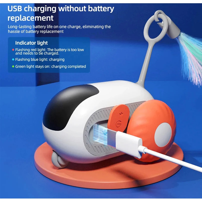 Pet Gravity Cat Smart Interactive Car Toy Dropshipping Automatic Moving Remote Mouse Indoor Kitty Ball Toys Controlled