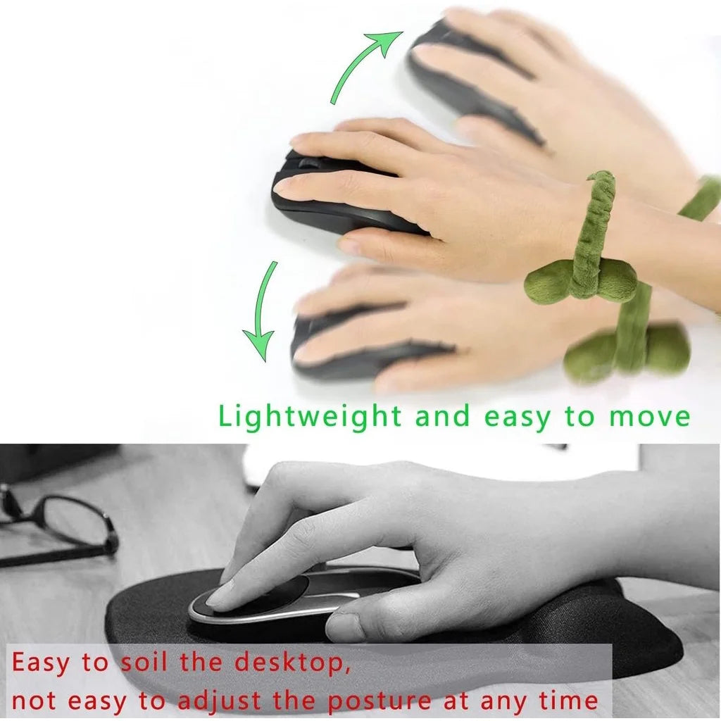 Mini Office Worker Multi-purpose Wrist Pad Mouse Wrist Guards Mouse Wrist Soft and Freely Moveable Wrist Hand Protect Pillow