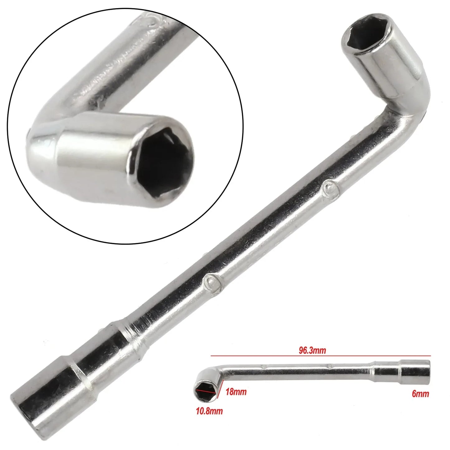 L Wrench Tool 6mm 7mm Hex L-Shaped Screw Nut Wrench Sleeve Tool For 3 MK8 Nozzle Hexagonal Spanner Hand Tool Set