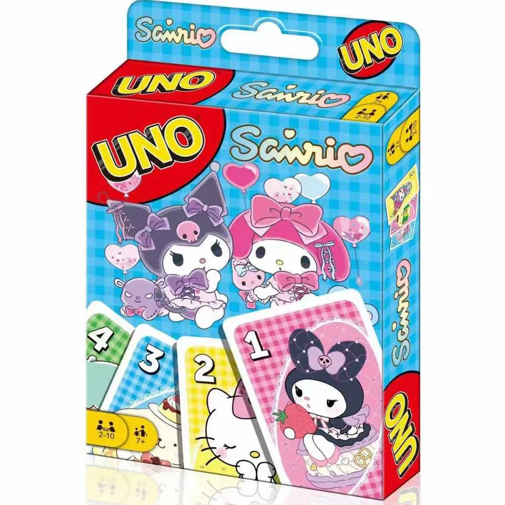 2025 New Hello Kitty Board Games UNO Cards Table Family Party Entertainment UNO Games Card Toys Children Birthday Christmas