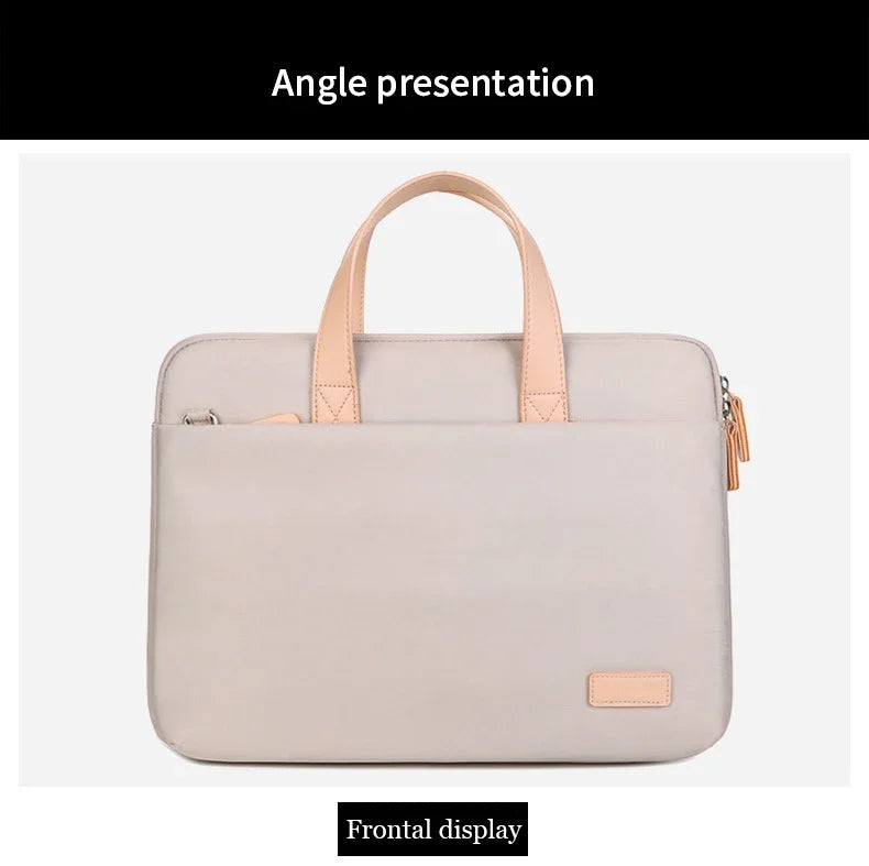 Lightweight Laptop Bag Portable Business Shoulder Messenger Bag 14/15 Inch Handbag Waterproof shockproof Storage Bags Briefcases