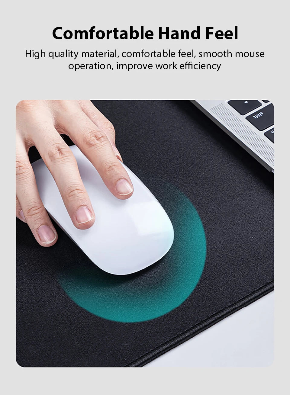 Large Mouse Pad Anti-Slip Rubber Mouse Mat Computer PC Gamer Desk Mat Stitched Edge Large Office Gaming Mousepad Accessories XXL